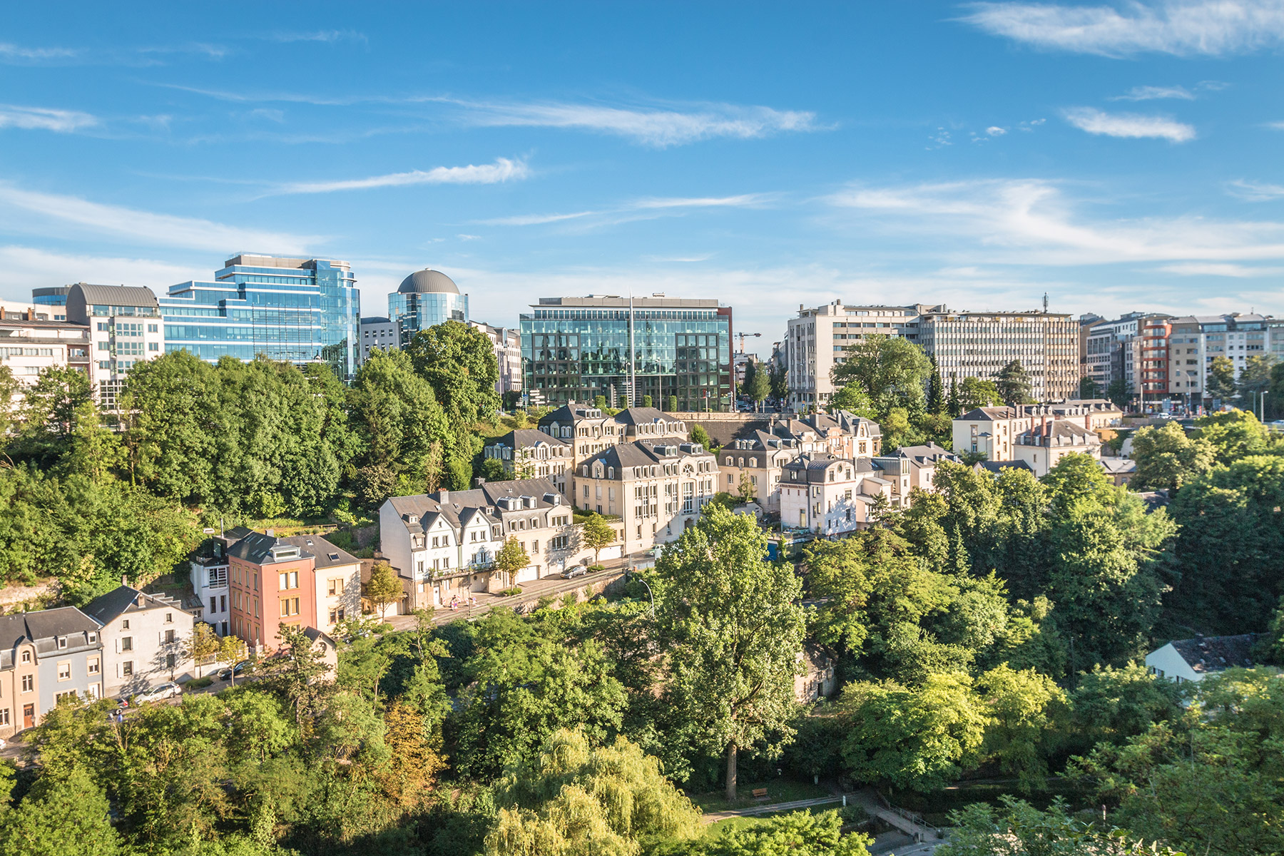 Luxembourg City landscape