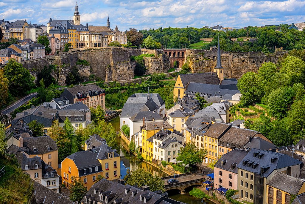 Luxembourg City skyline