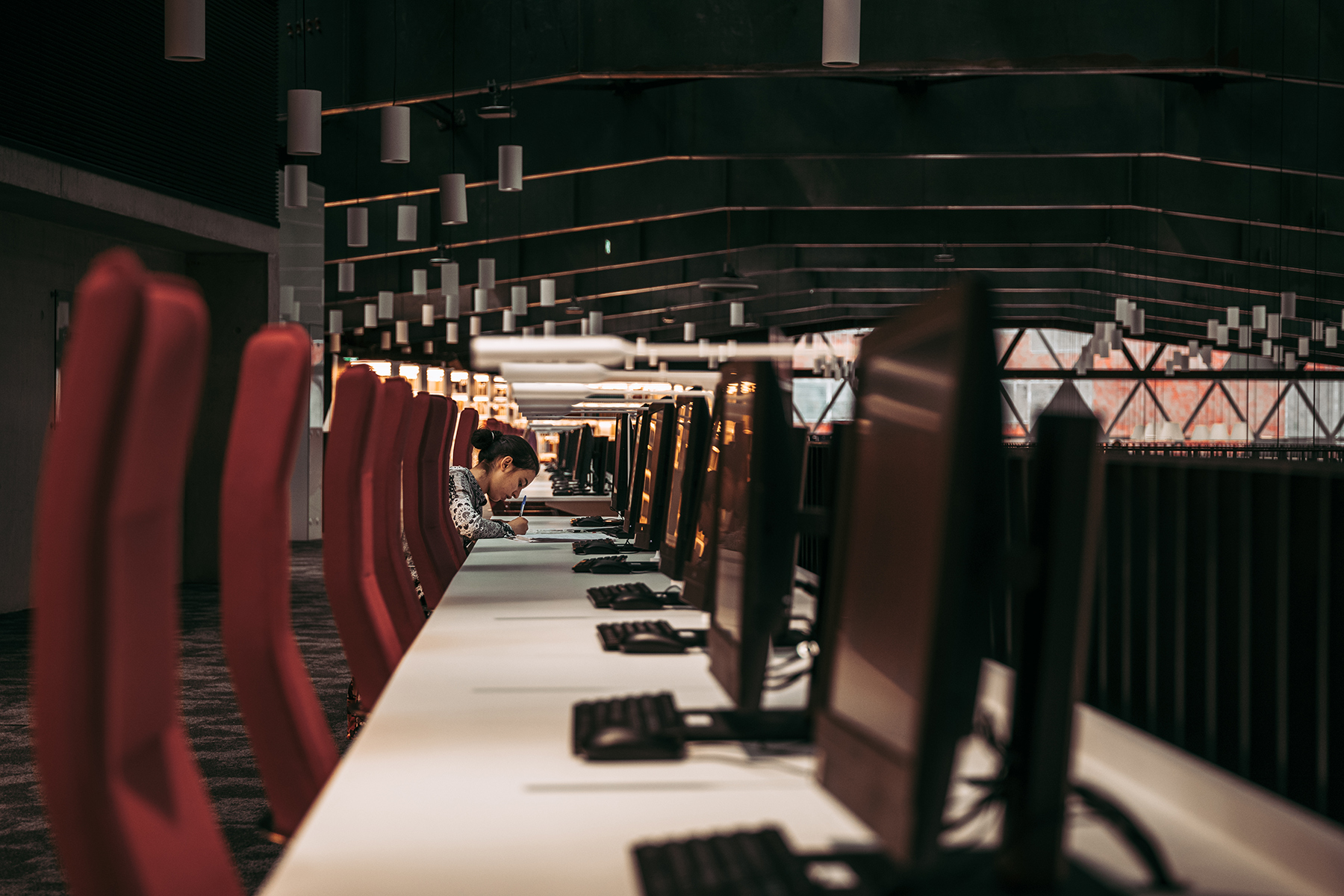 University library in Luxembourg