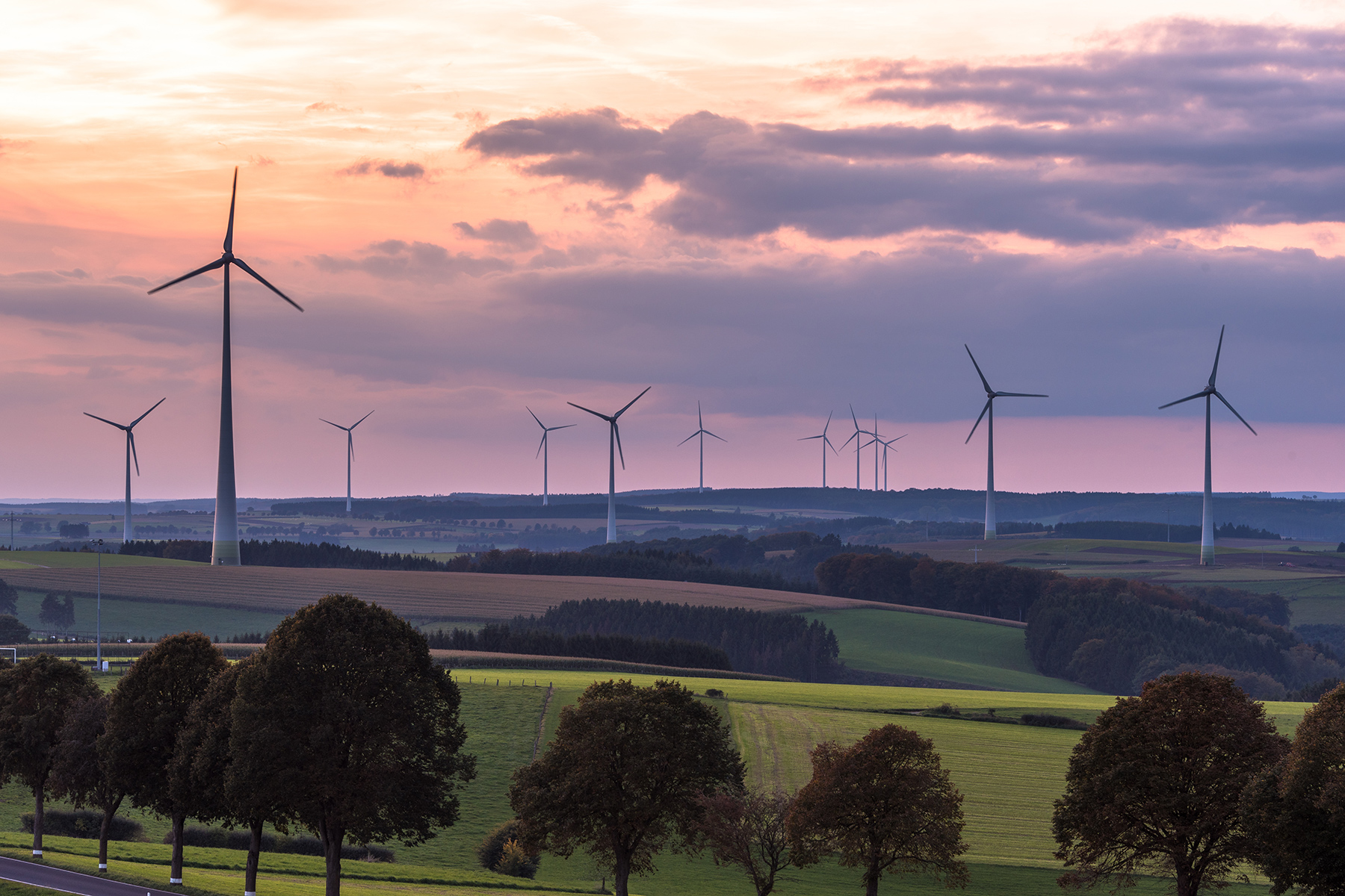 Wind turbines in Luxembourg